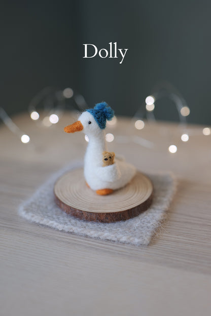 Needle Felted Mini Runner Ducks