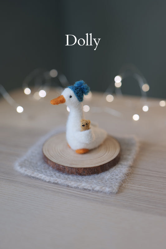 Needle Felted Mini Runner Ducks