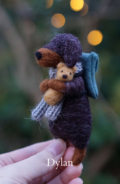 Needle Felted Dogs - Dachshunds