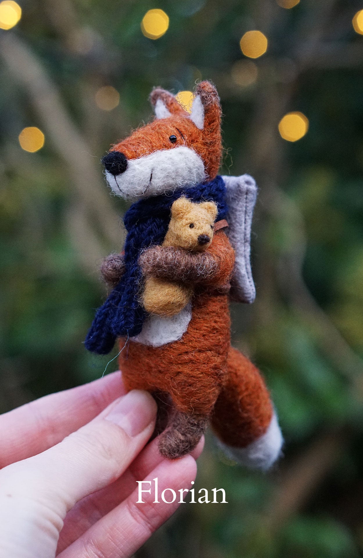 Needle Felted Foxes