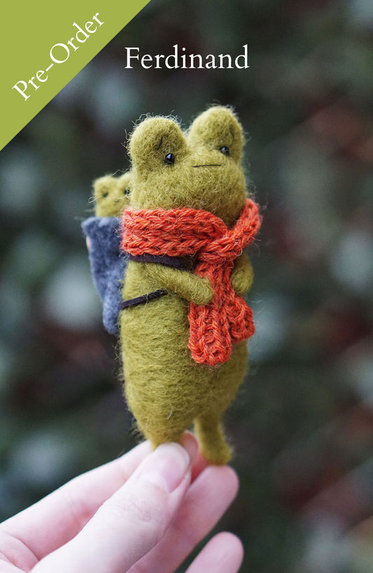 Pre-Order: Needle Felted Frogs