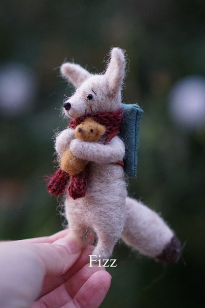 Needle Felted Fennec Foxes