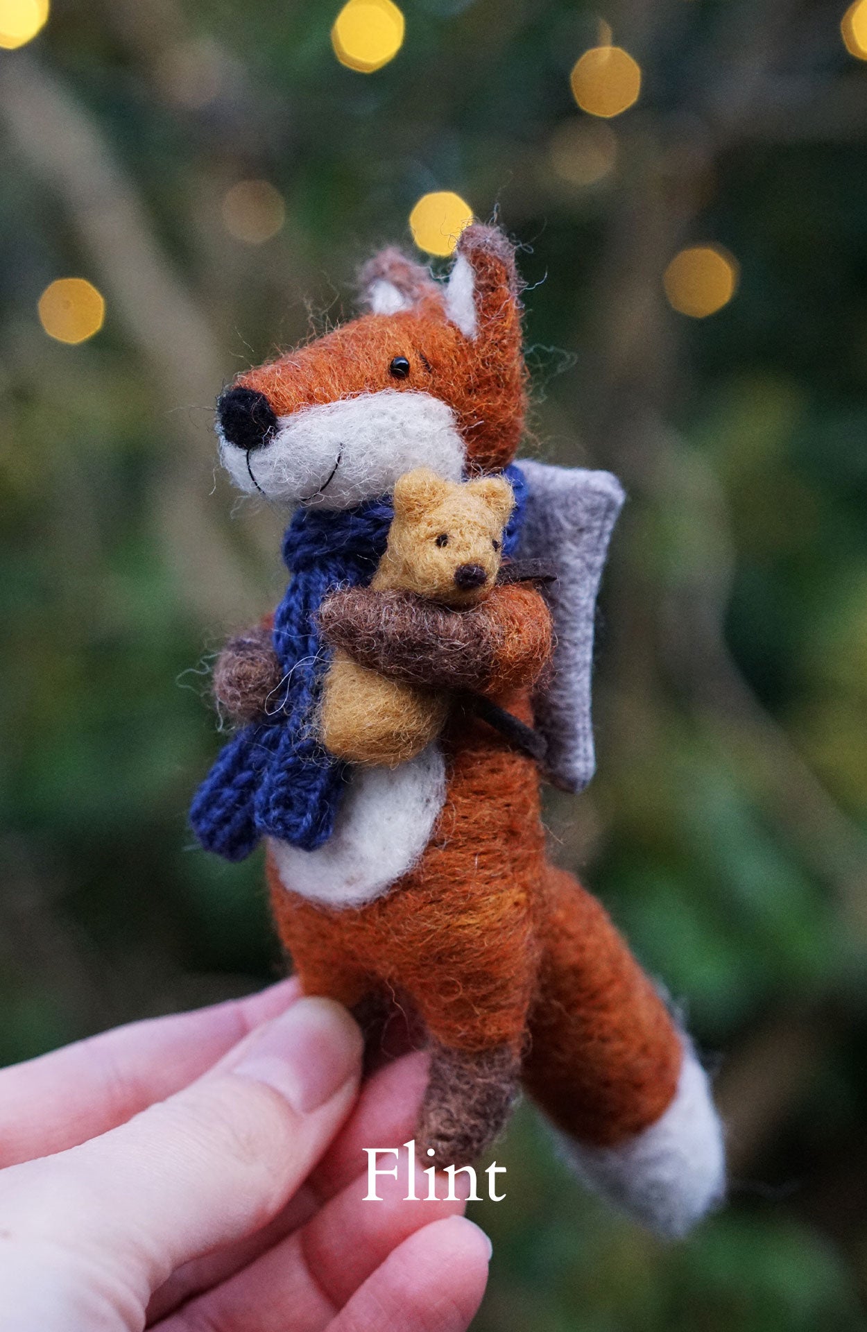 Needle Felted Foxes