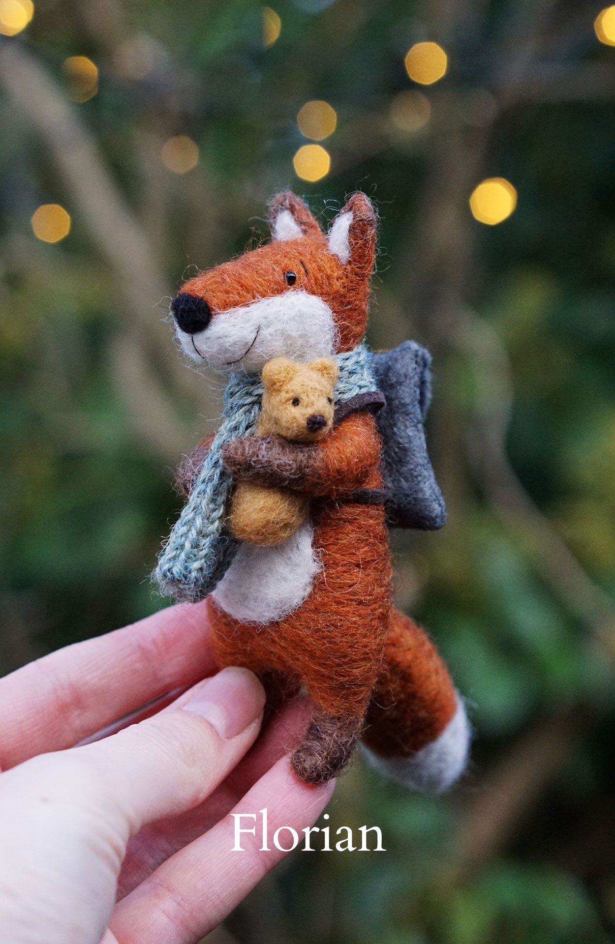 Needle Felted Foxes