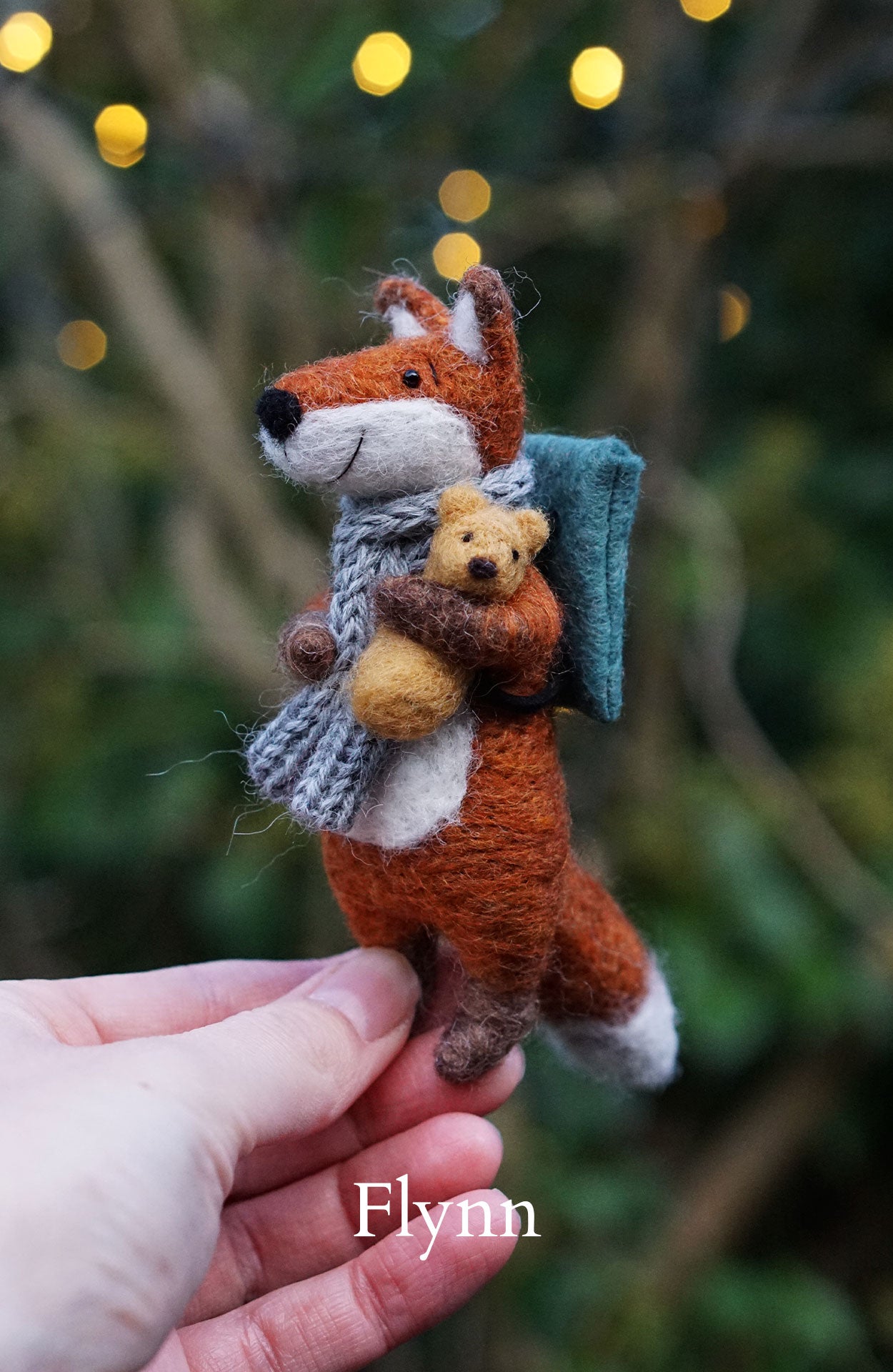 Needle Felted Foxes