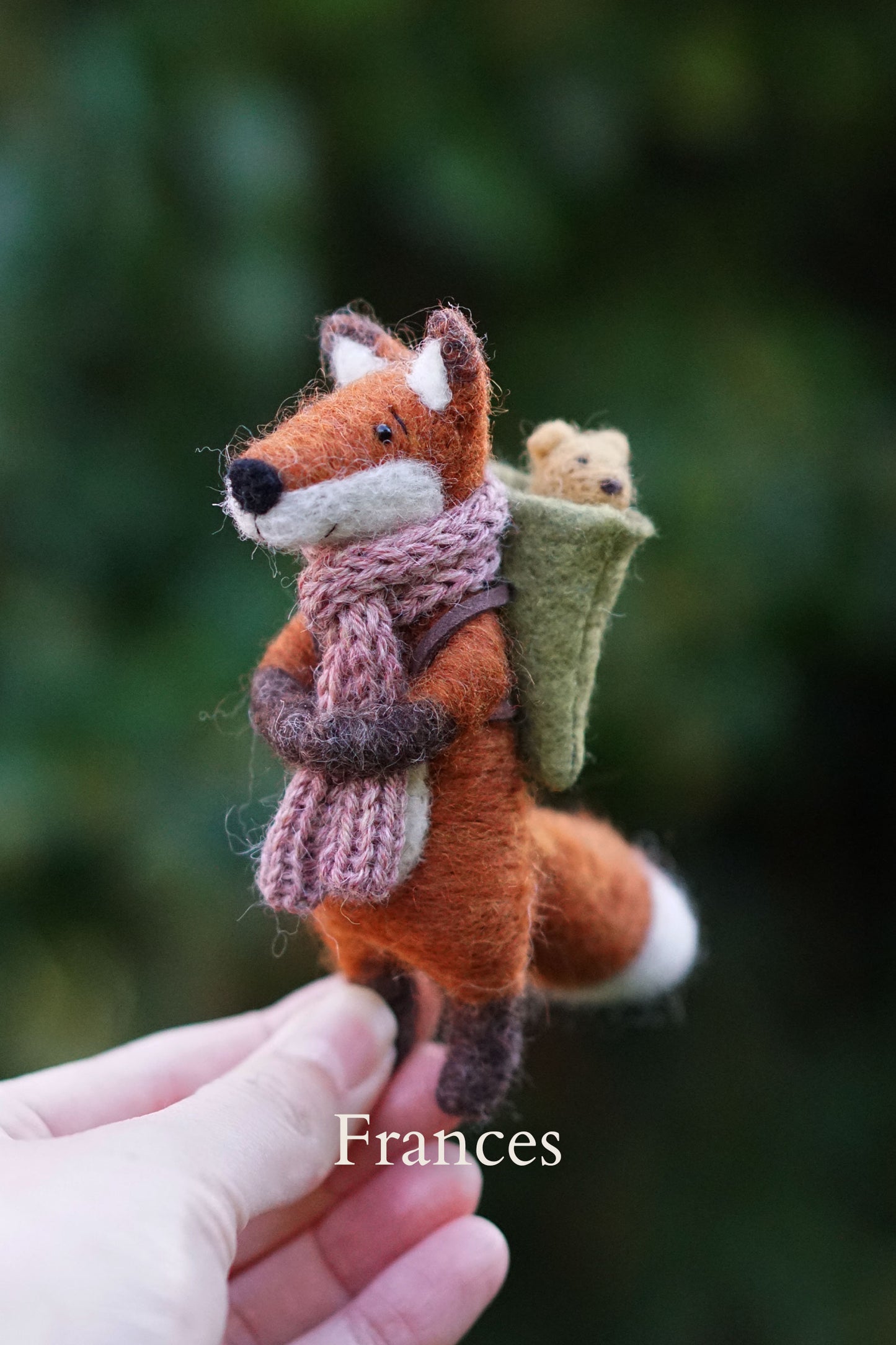 Needle Felted Foxes