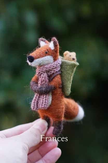 Needle Felted Foxes
