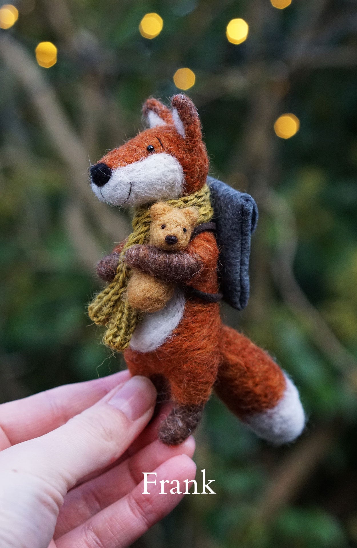 Needle Felted Foxes