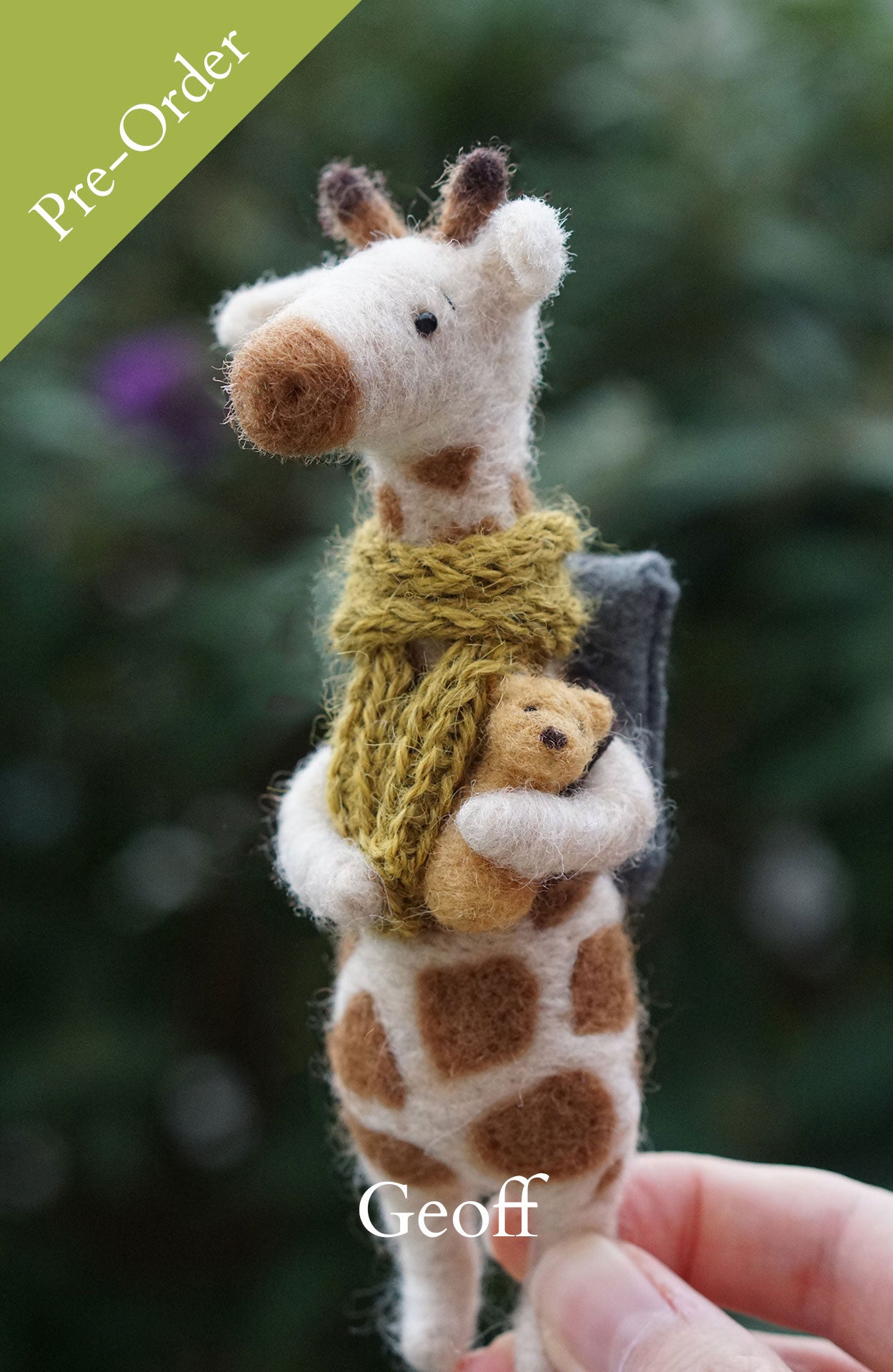 Pre-Order: Needle Felted Giraffes