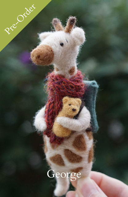 Pre-Order: Needle Felted Giraffes