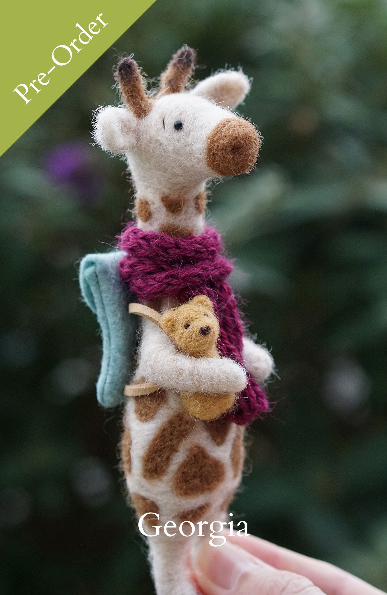 Pre-Order: Needle Felted Giraffes