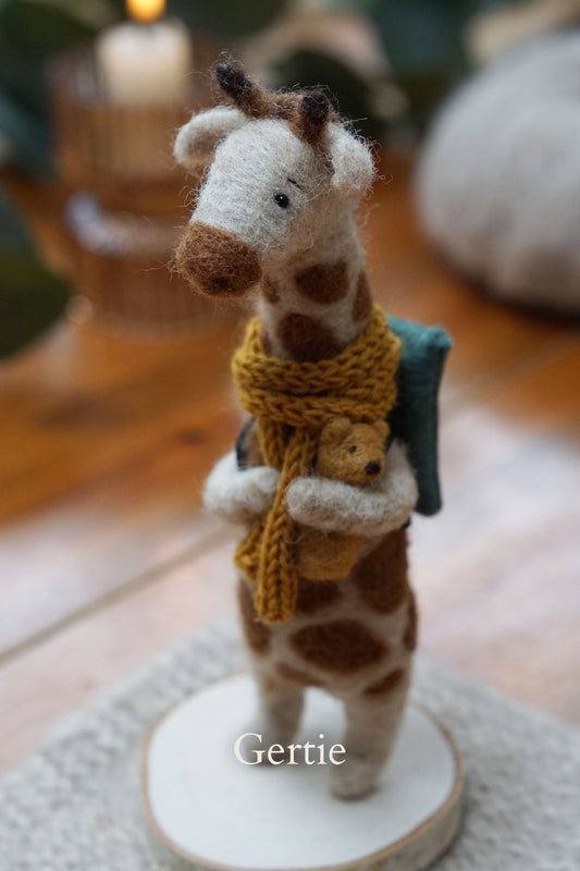 Needle Felted Giraffes