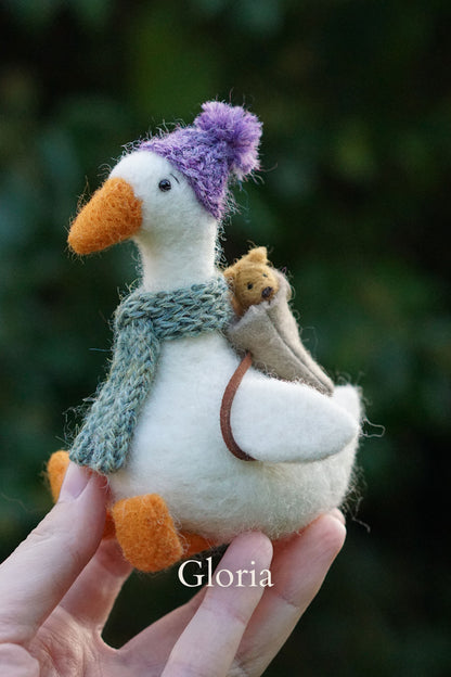 Needle Felted Geese