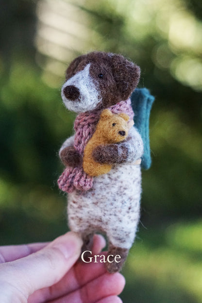 Needle Felted Dogs - German Shorthaired Pointers