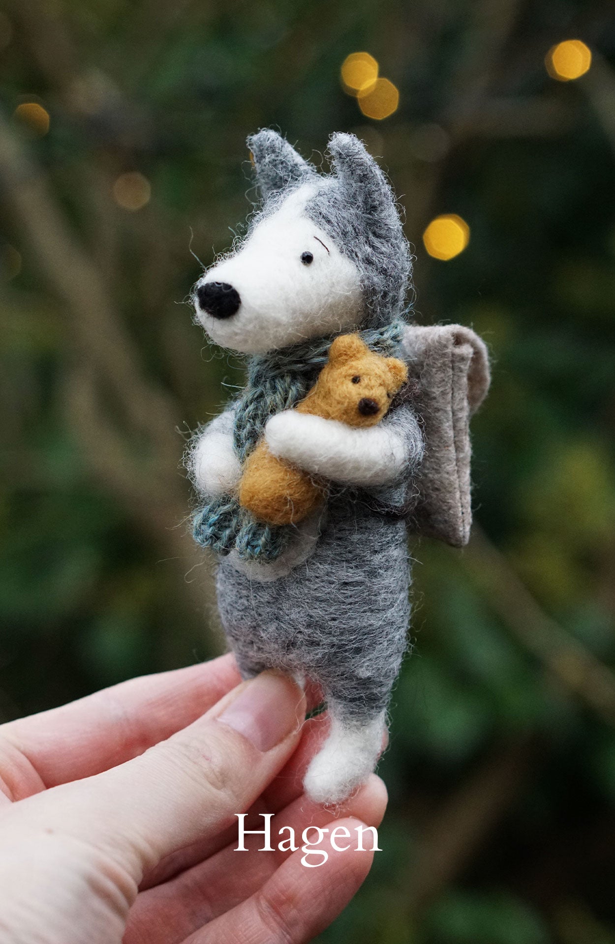 Needle Felted Dogs - Huskies