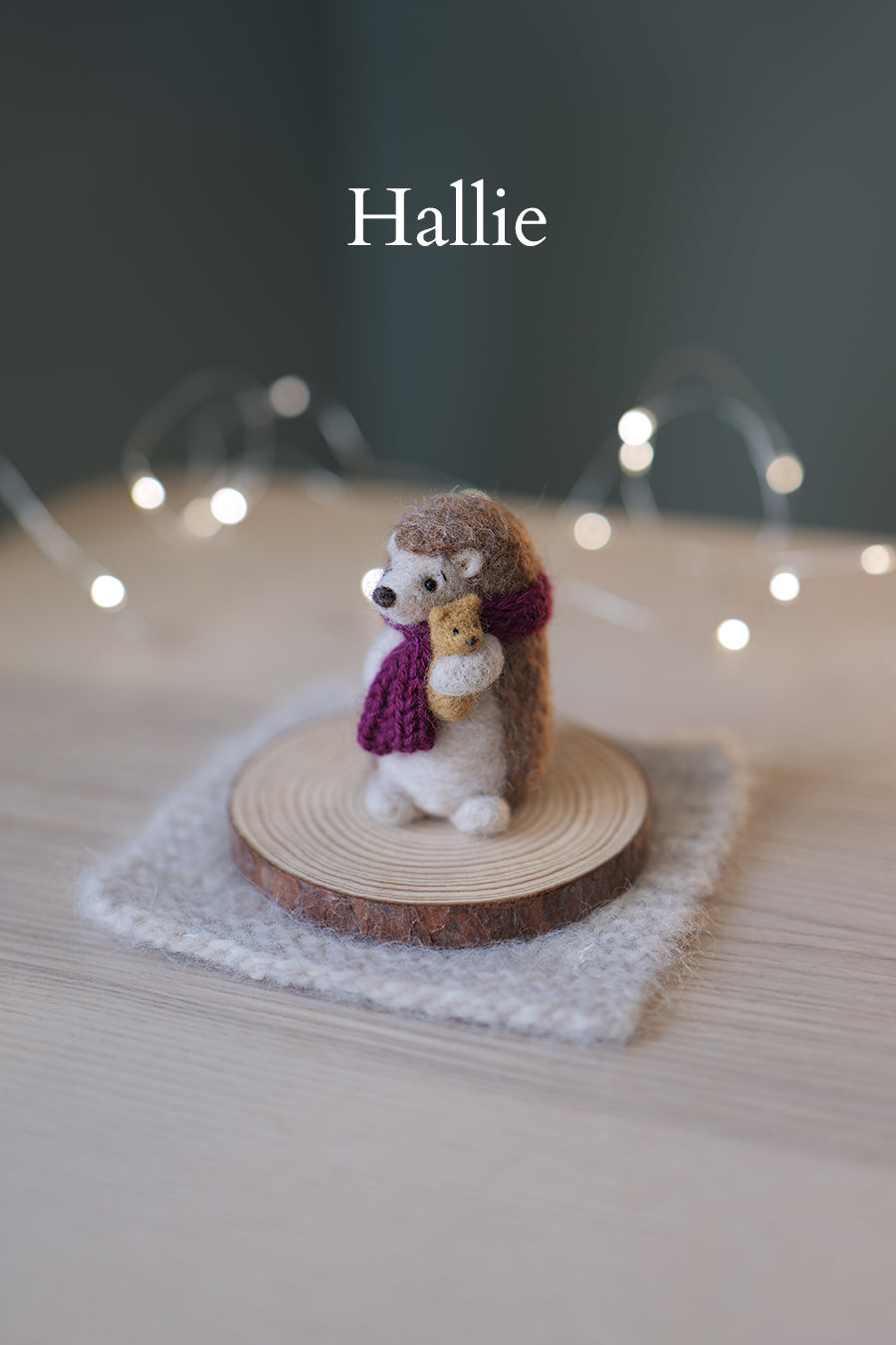 Needle Felted Mini Hedgehogs