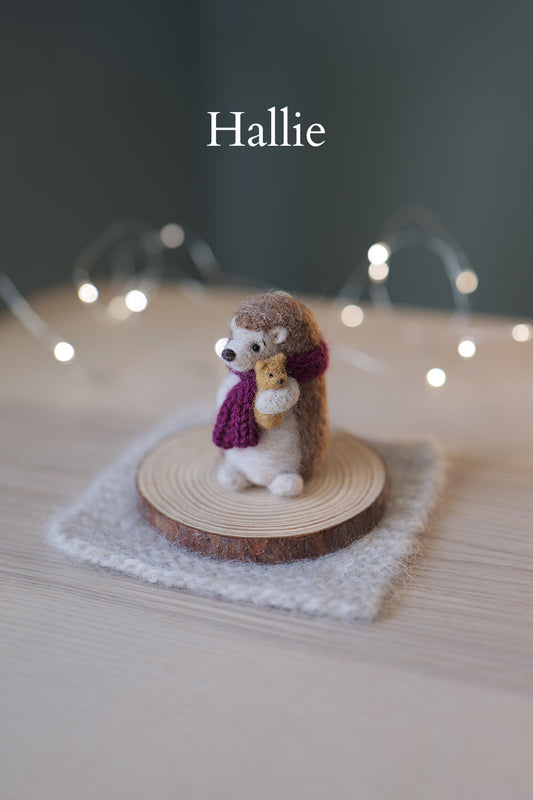 Needle Felted Mini Hedgehogs
