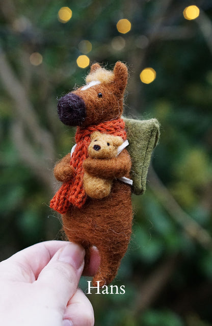 Needle Felted Horses