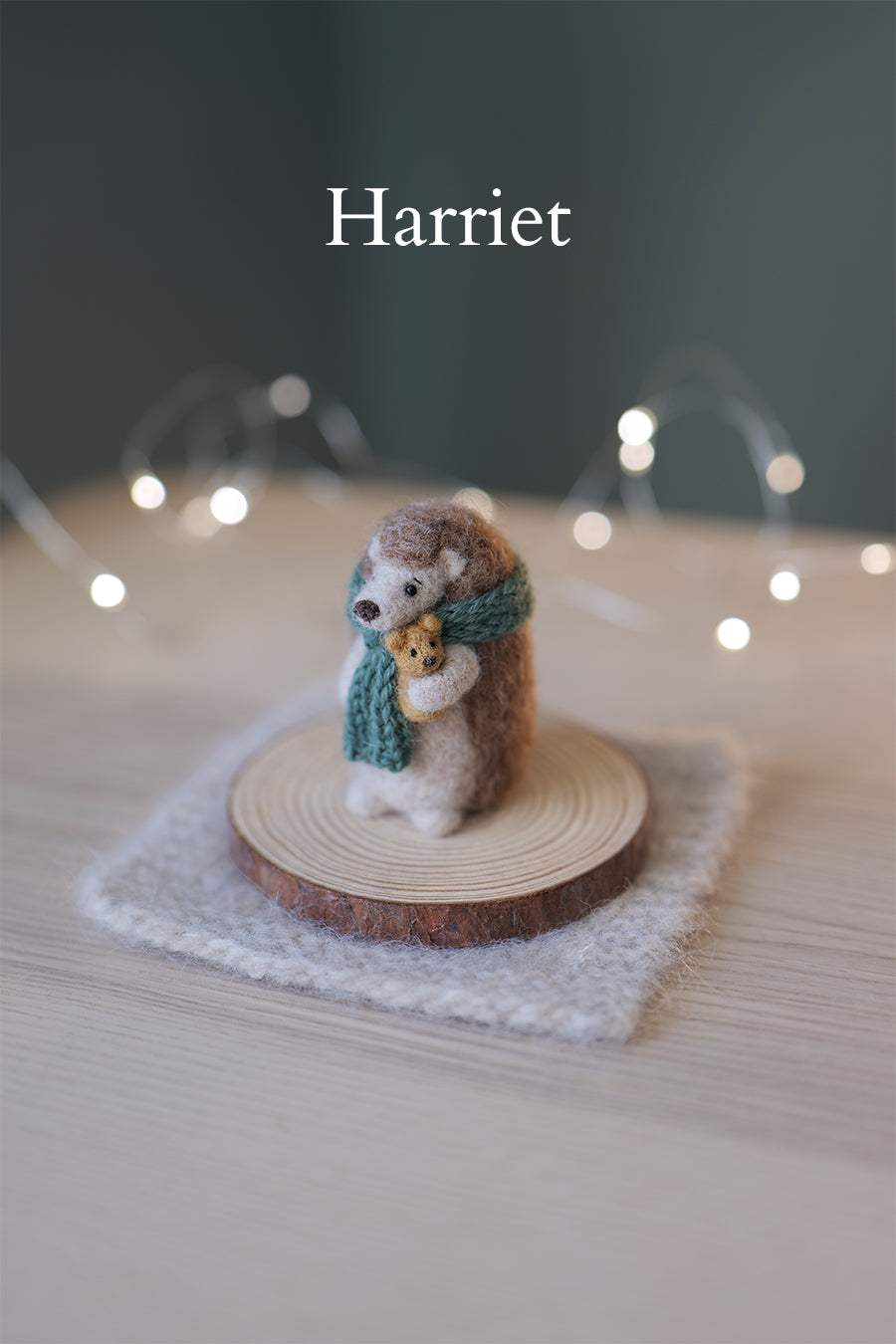 Needle Felted Mini Hedgehogs
