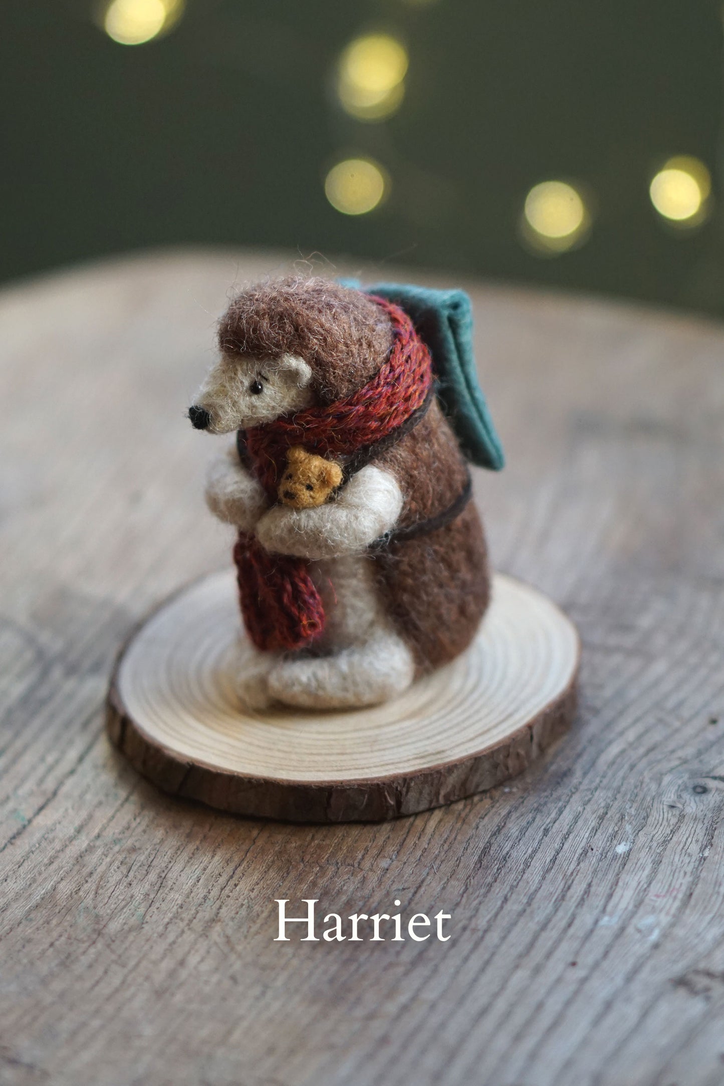 Needle Felted Hedgehogs