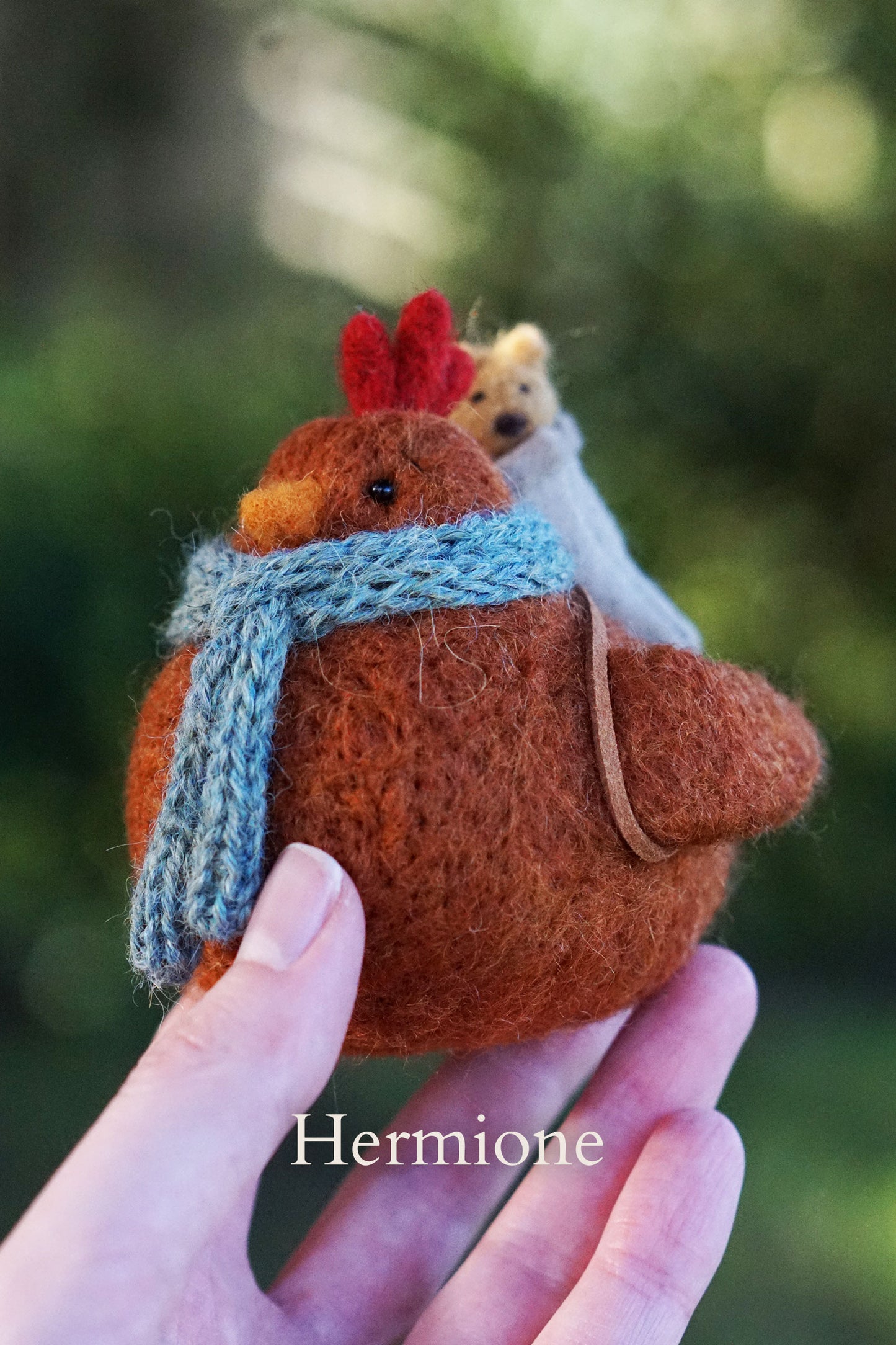 Needle Felted Hens