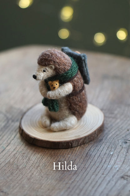 Needle Felted Hedgehogs