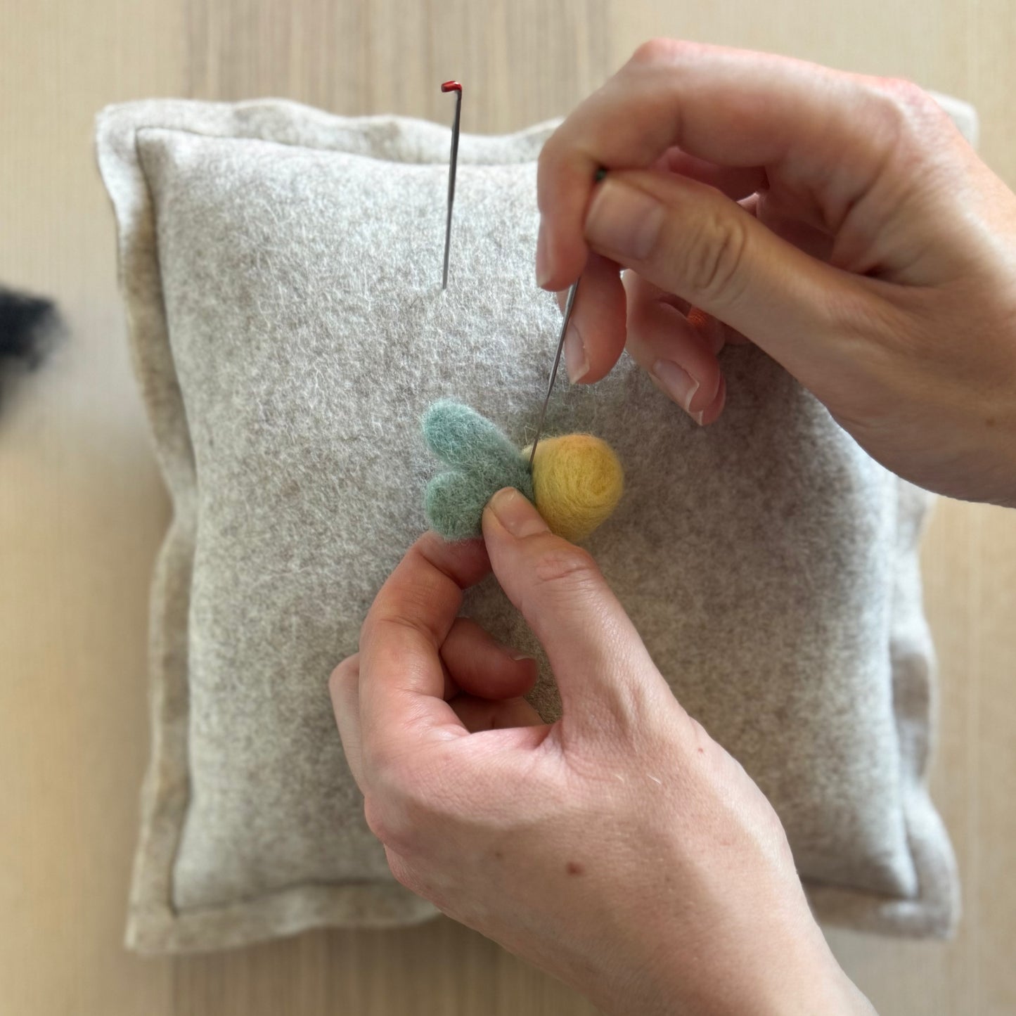 Learn to Needle Felt: Betty the Bee PDF Tutorial (Beginner Friendly)