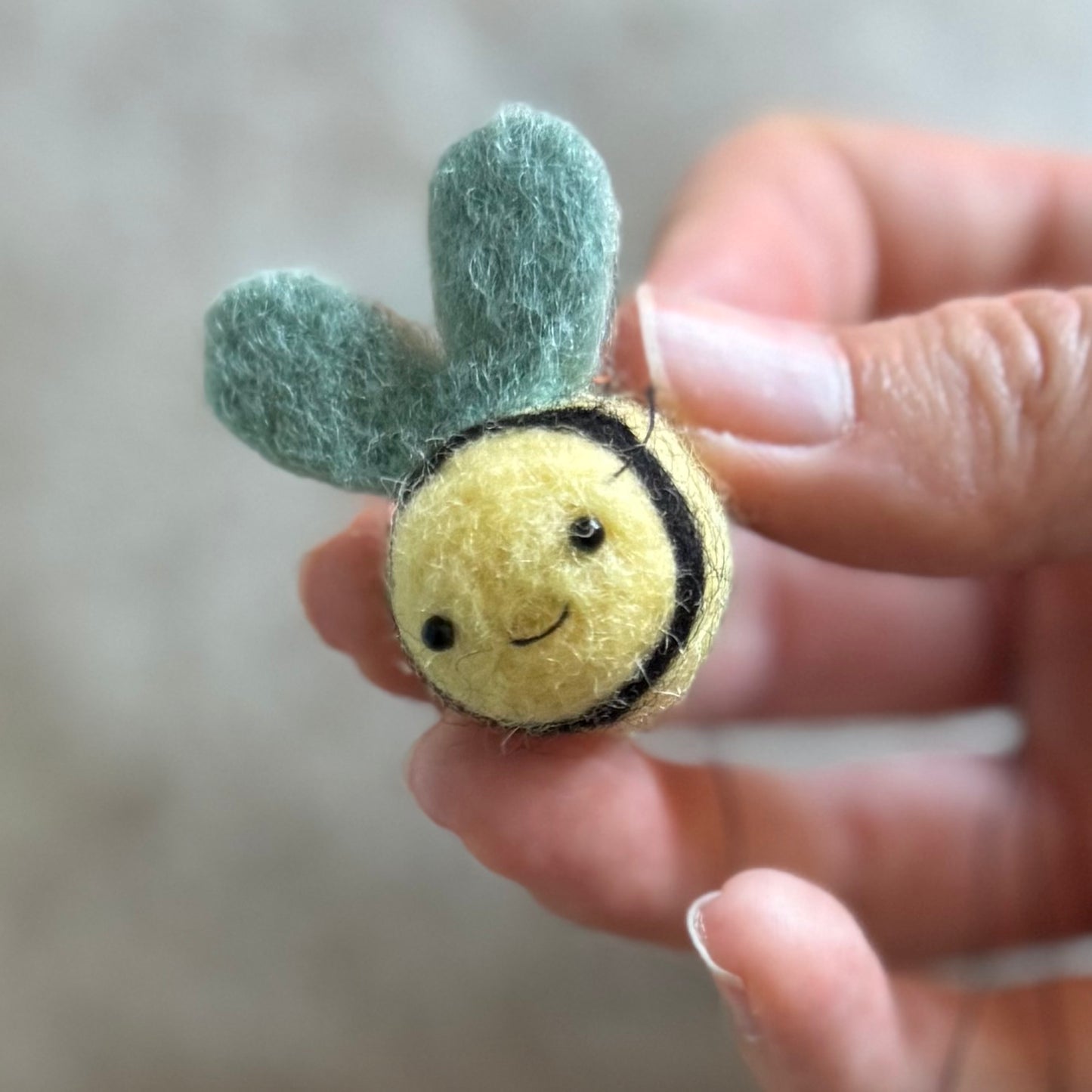 Learn to Needle Felt: Betty the Bee PDF Tutorial (Beginner Friendly)
