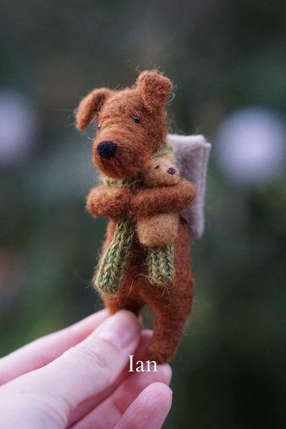 Needle Felted Dogs - Irish Terriers