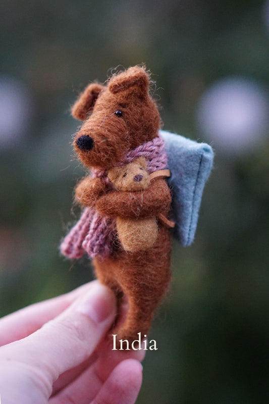 Needle Felted Dogs - Irish Terriers