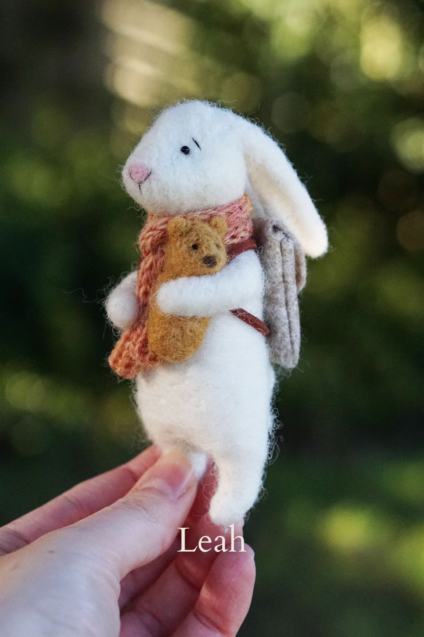 Needle Felted Lop Eared Bunnies