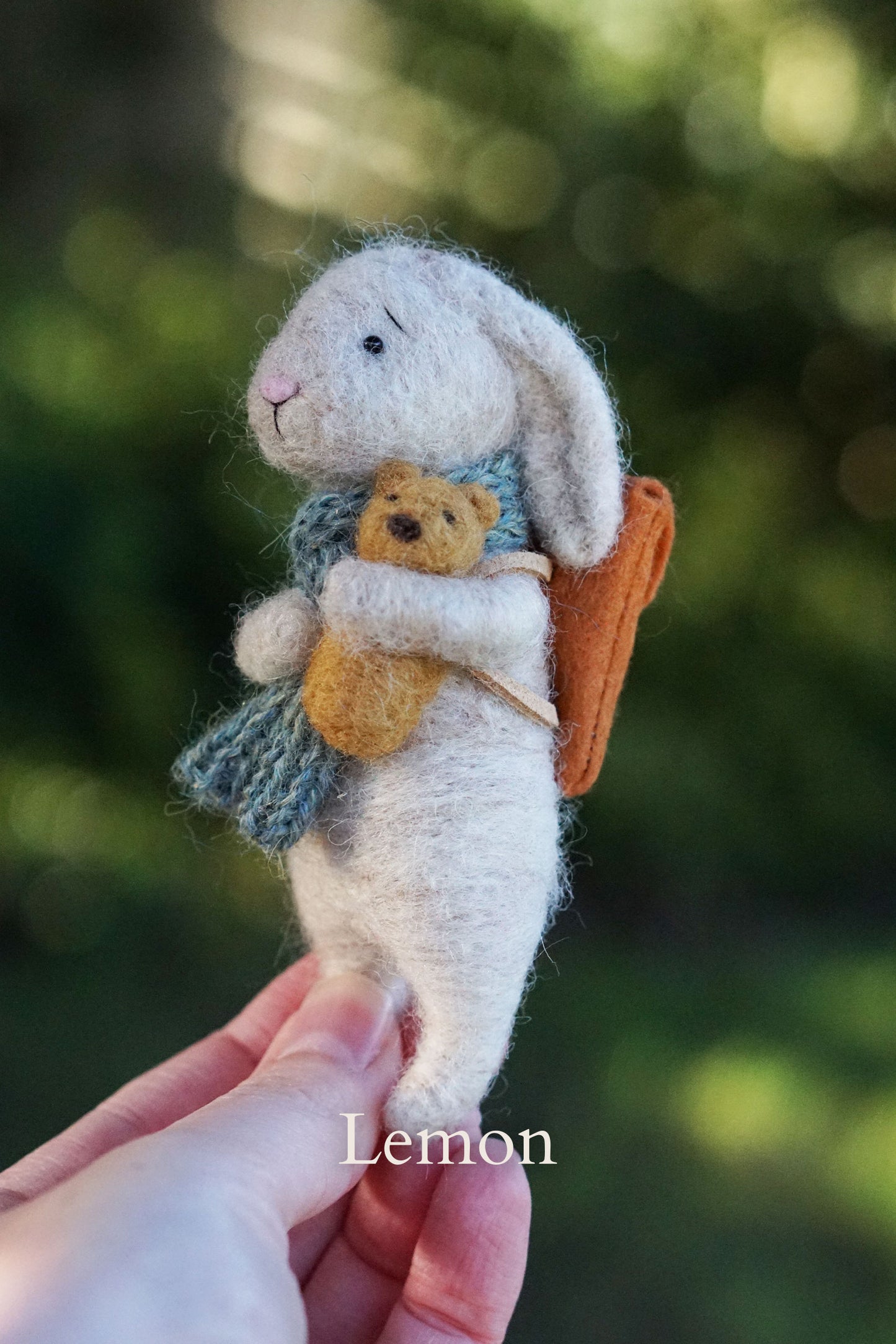 Needle Felted Lop Eared Bunnies