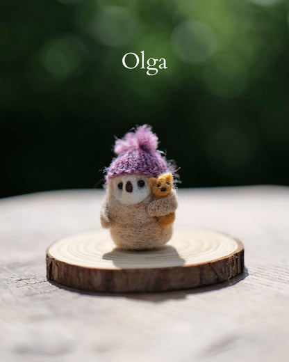 Needle Felted Mini Owl