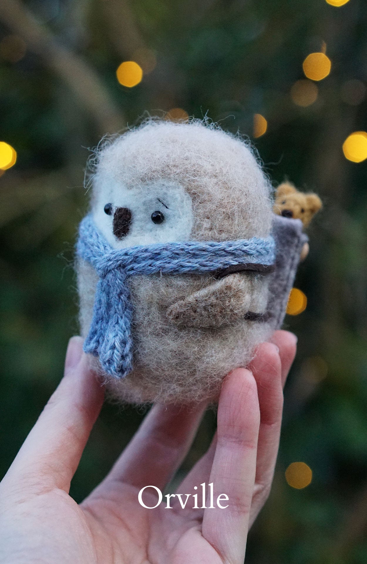 Needle Felted Owls