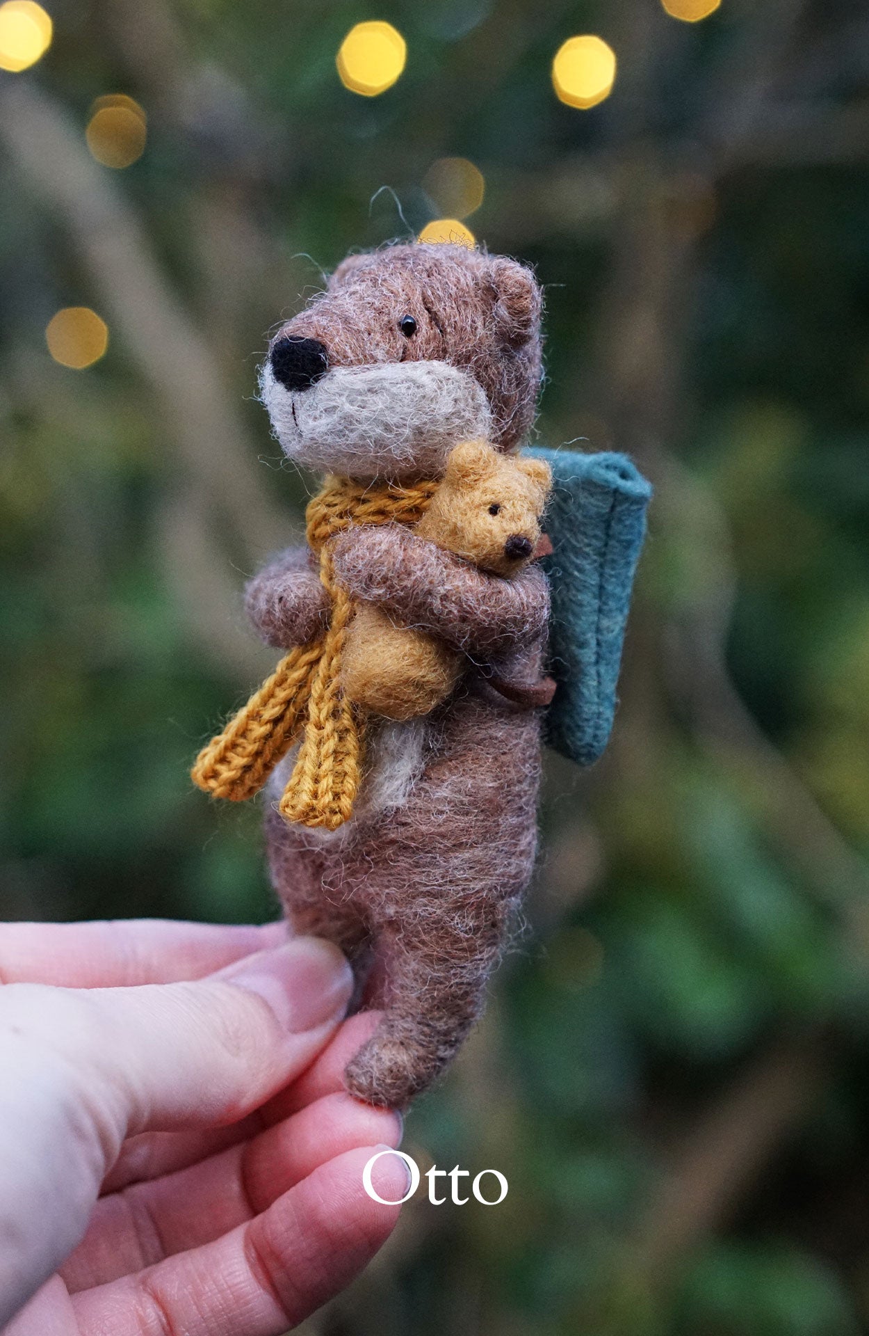 Needle Felted Otters