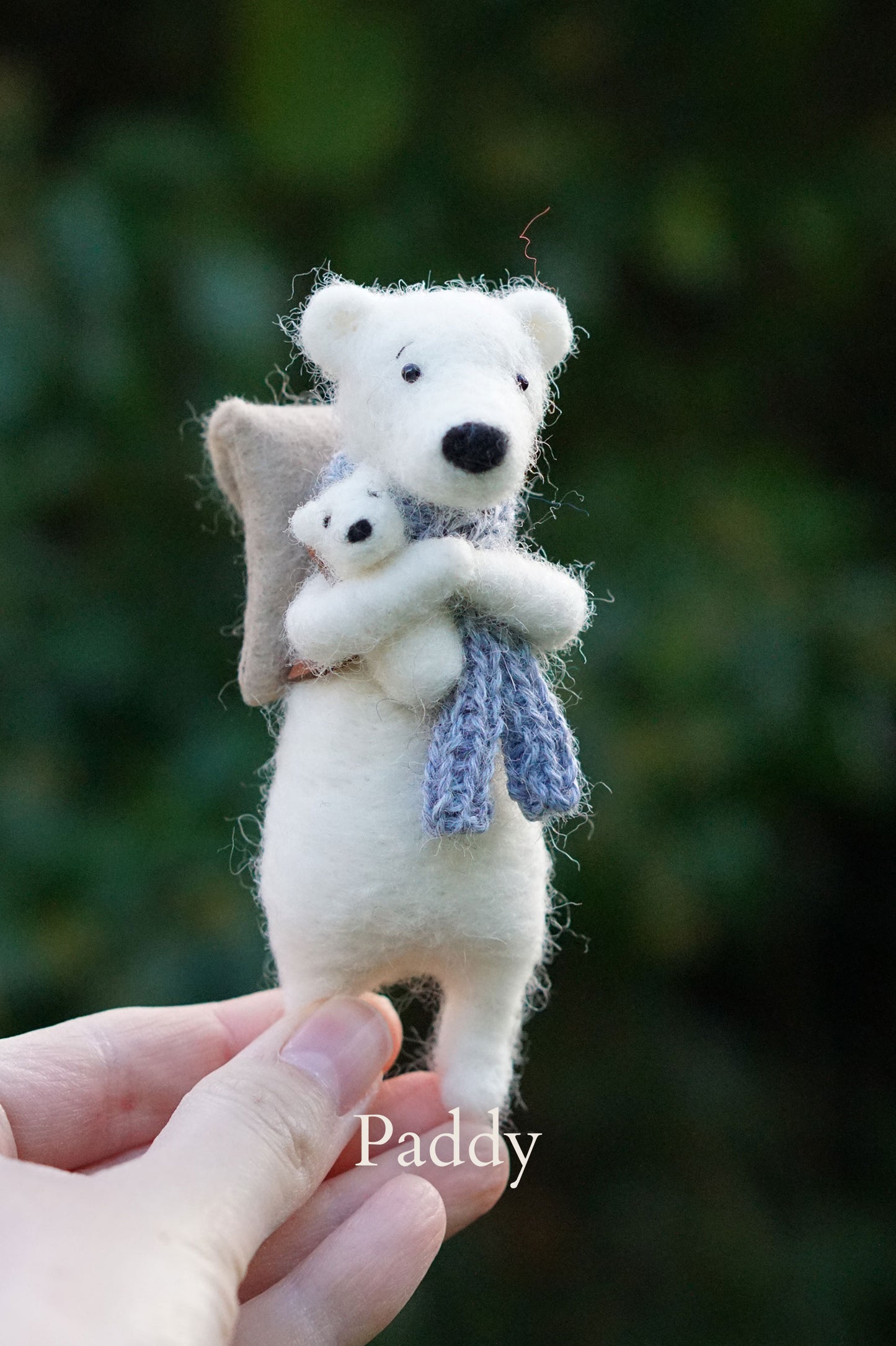 Needle Felted Polar Bears