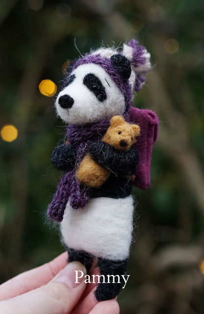 Needle Felted Pandas