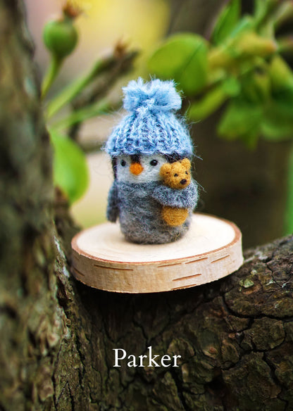Needle Felted Junior Penguins
