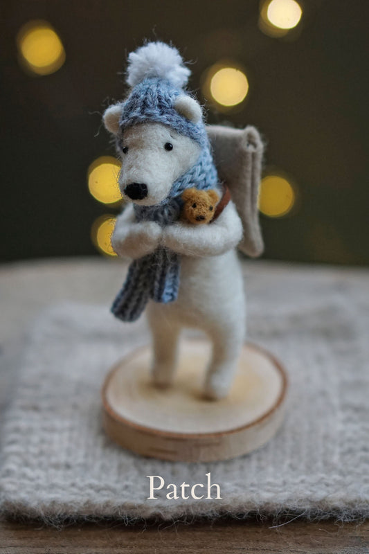 Needle Felted Polar Bears