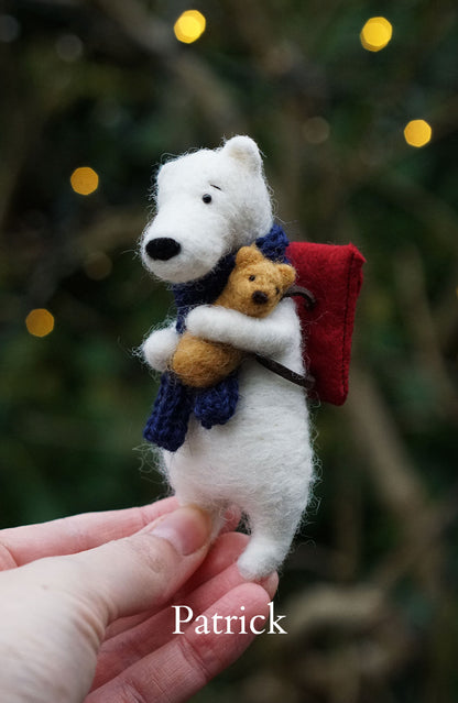 Needle Felted Polar Bears