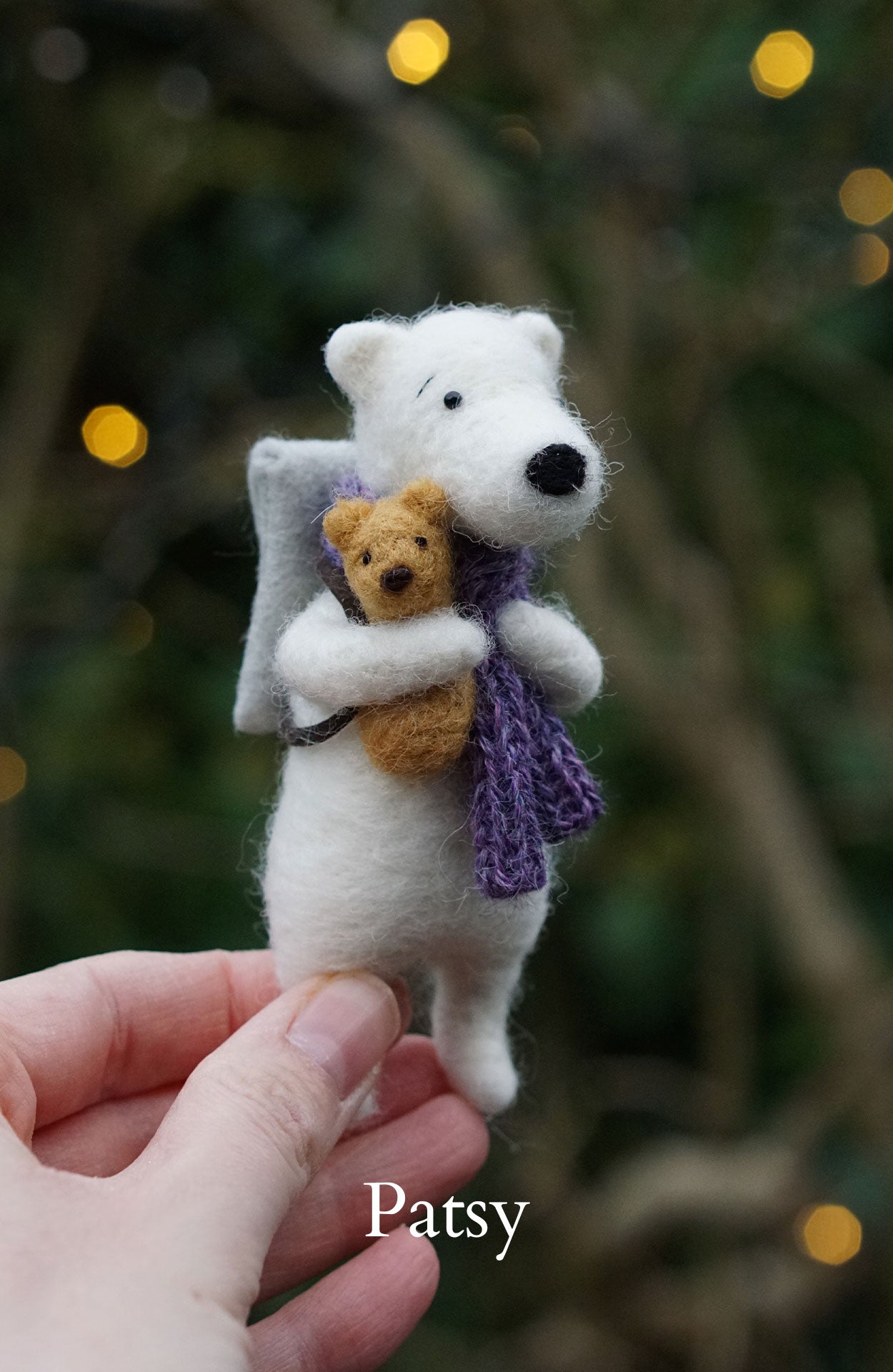 Needle Felted Polar Bears