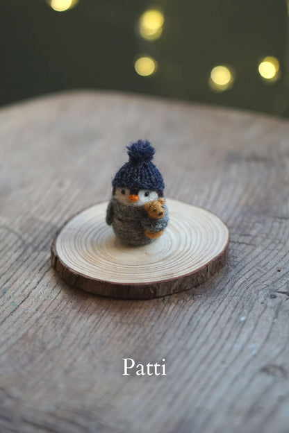 Needle Felted Junior Penguins