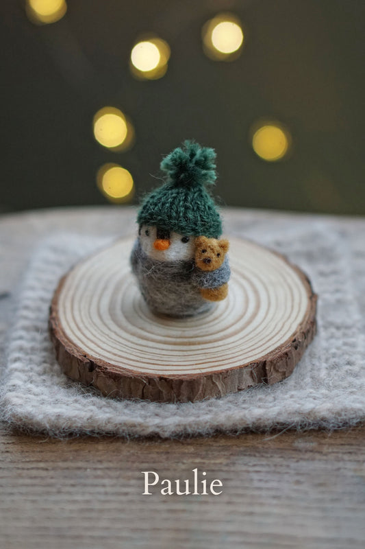 Needle Felted Junior Penguins