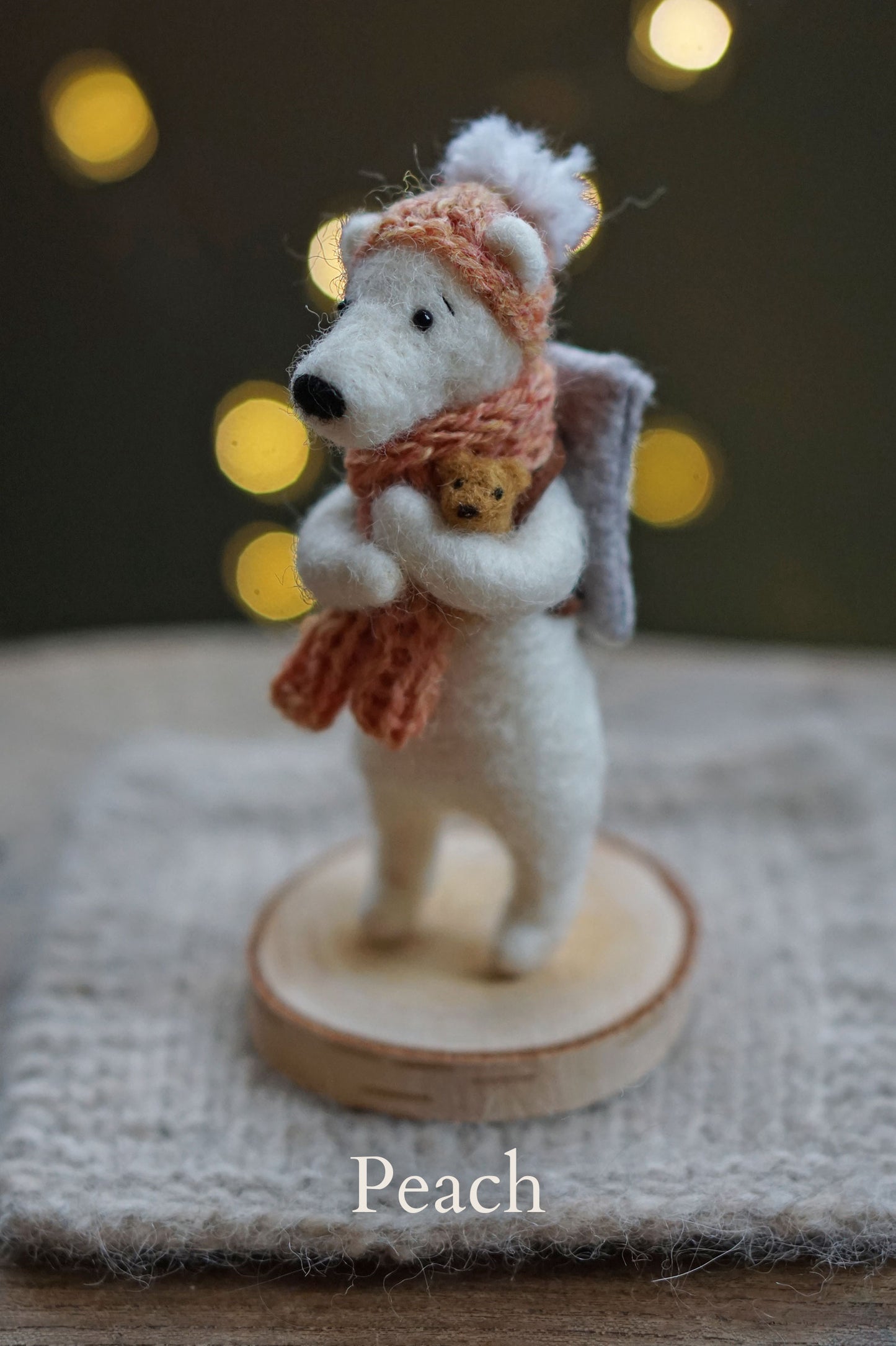 Needle Felted Polar Bears