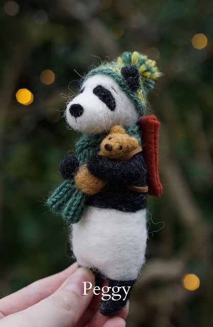 Needle Felted Pandas