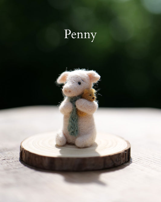 Needle Felted Mini Pigs