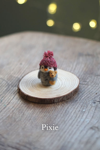 Needle Felted Junior Penguins