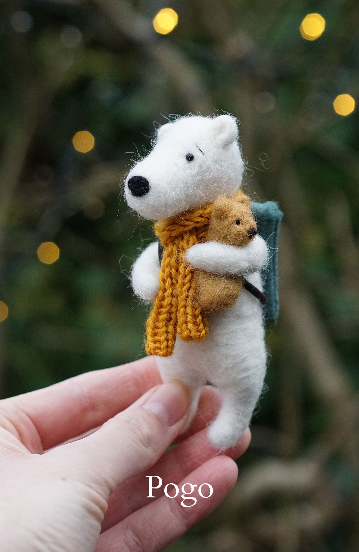 Needle Felted Polar Bears