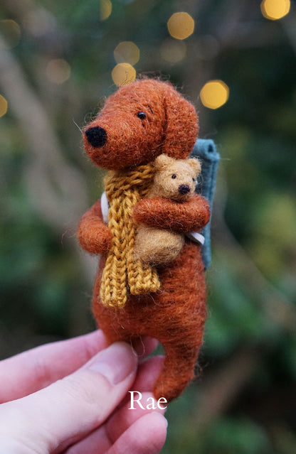 Needle Felted Dogs - Red Setters