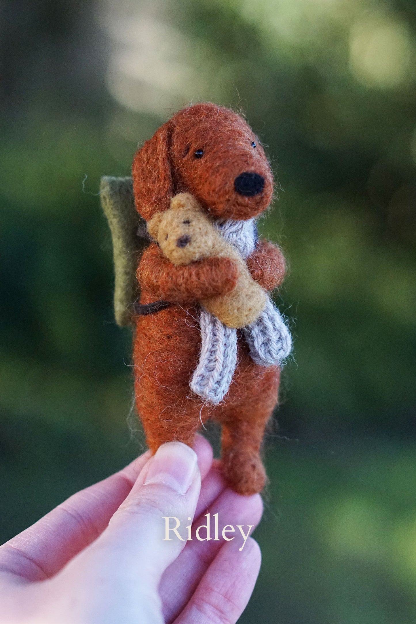 Needle Felted Dogs - Red Setters